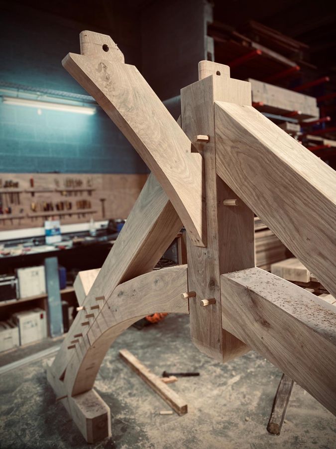 Prémontage à blanc — photo d'un chantier Taïga