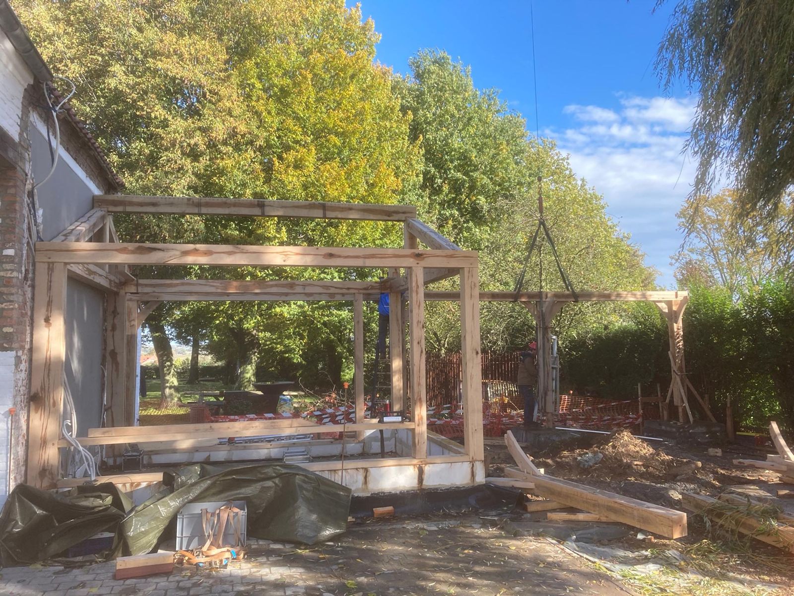 Sablière — photo d'un chantier Taïga