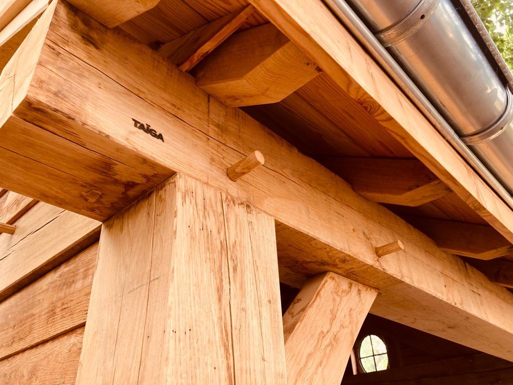 Annexe et carport en chêne — Fauvillers — étape 2