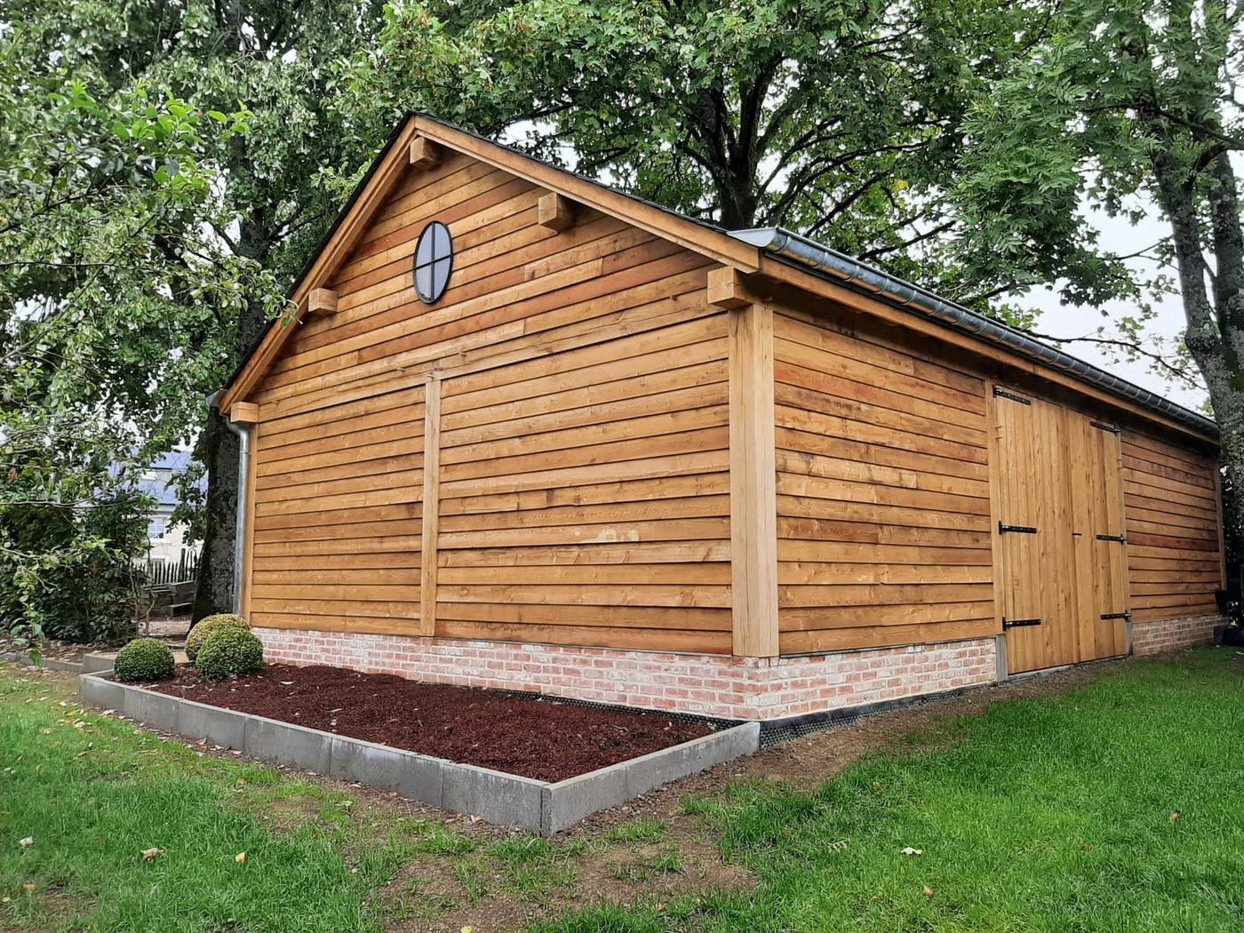 Annexe et carport en chêne — Fauvillers — étape 3