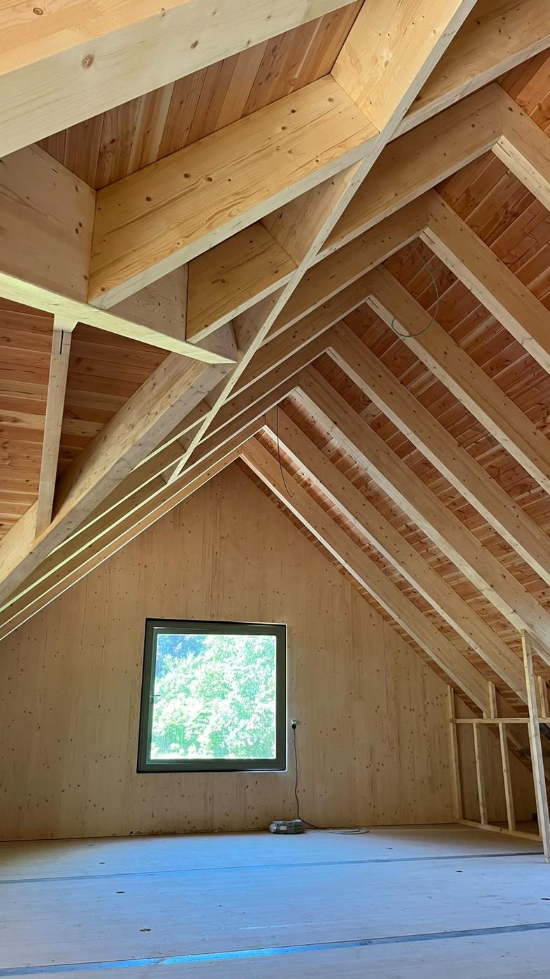 Bâtiments en CLT et mélèze — Couvin — étape 2