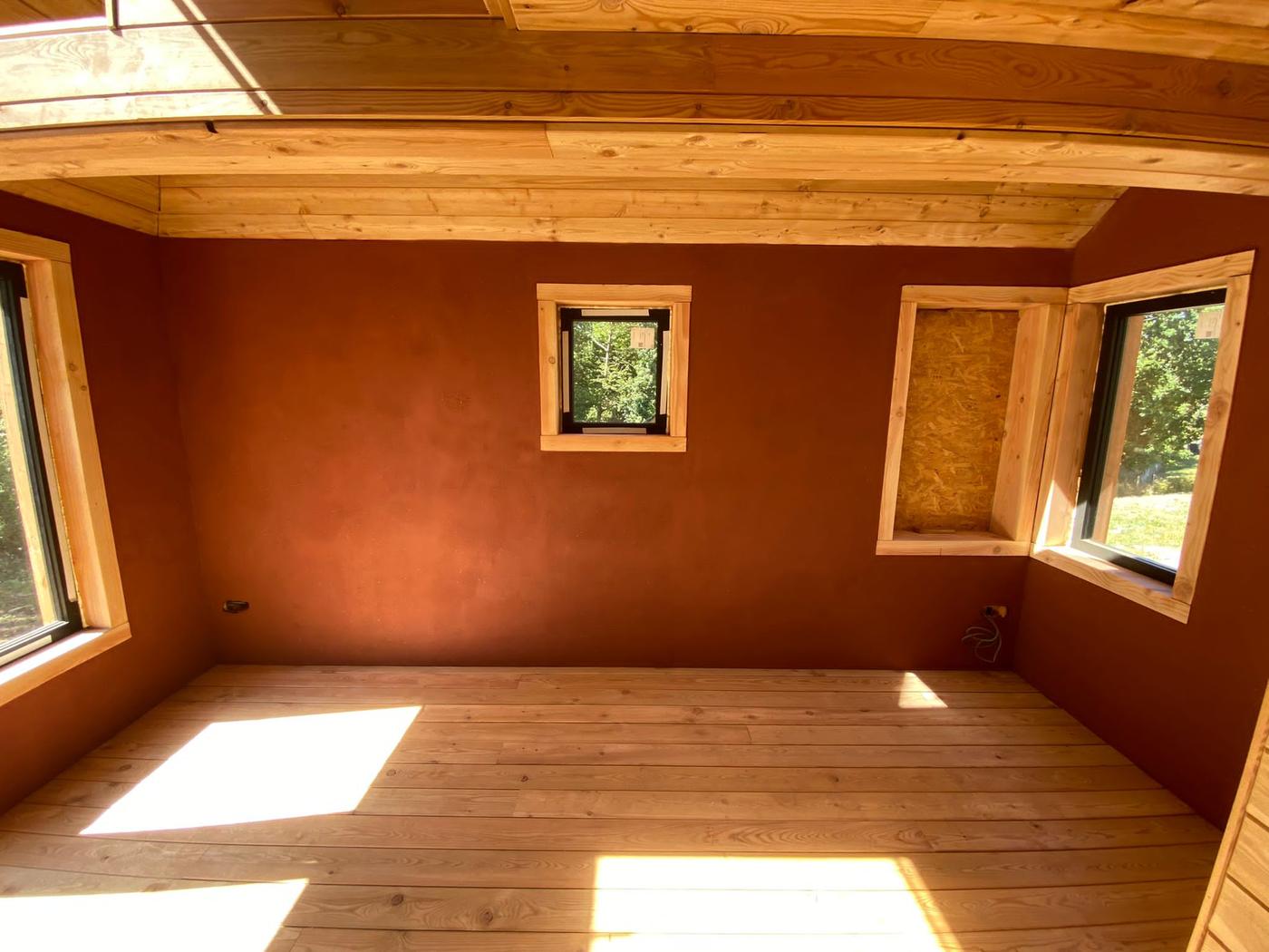Cabanes en ossature bois — Gesves — étape 4