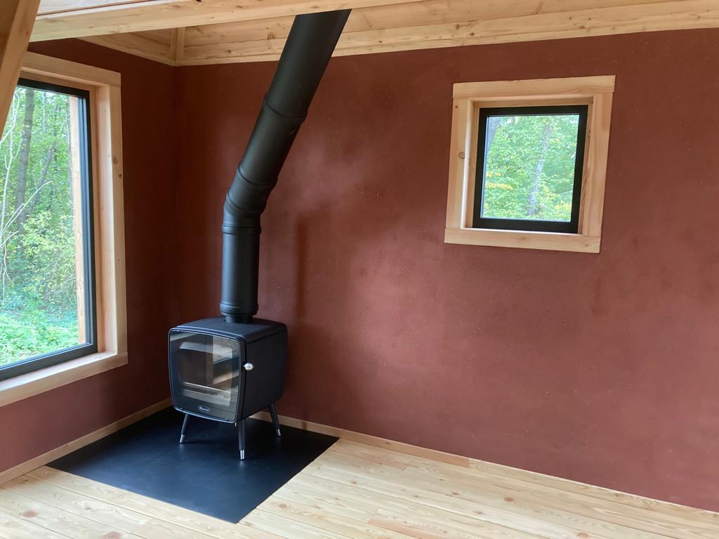 Cabanes en ossature bois — Gesves — étape 6