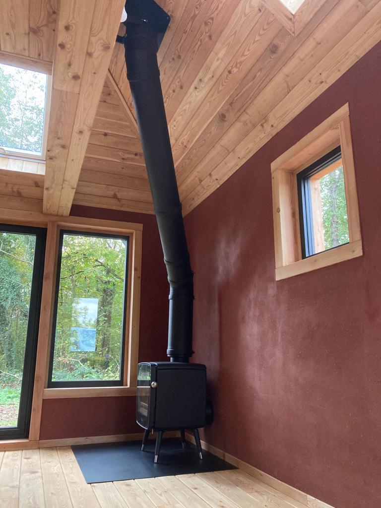 Cabanes en ossature bois — Gesves — étape 6