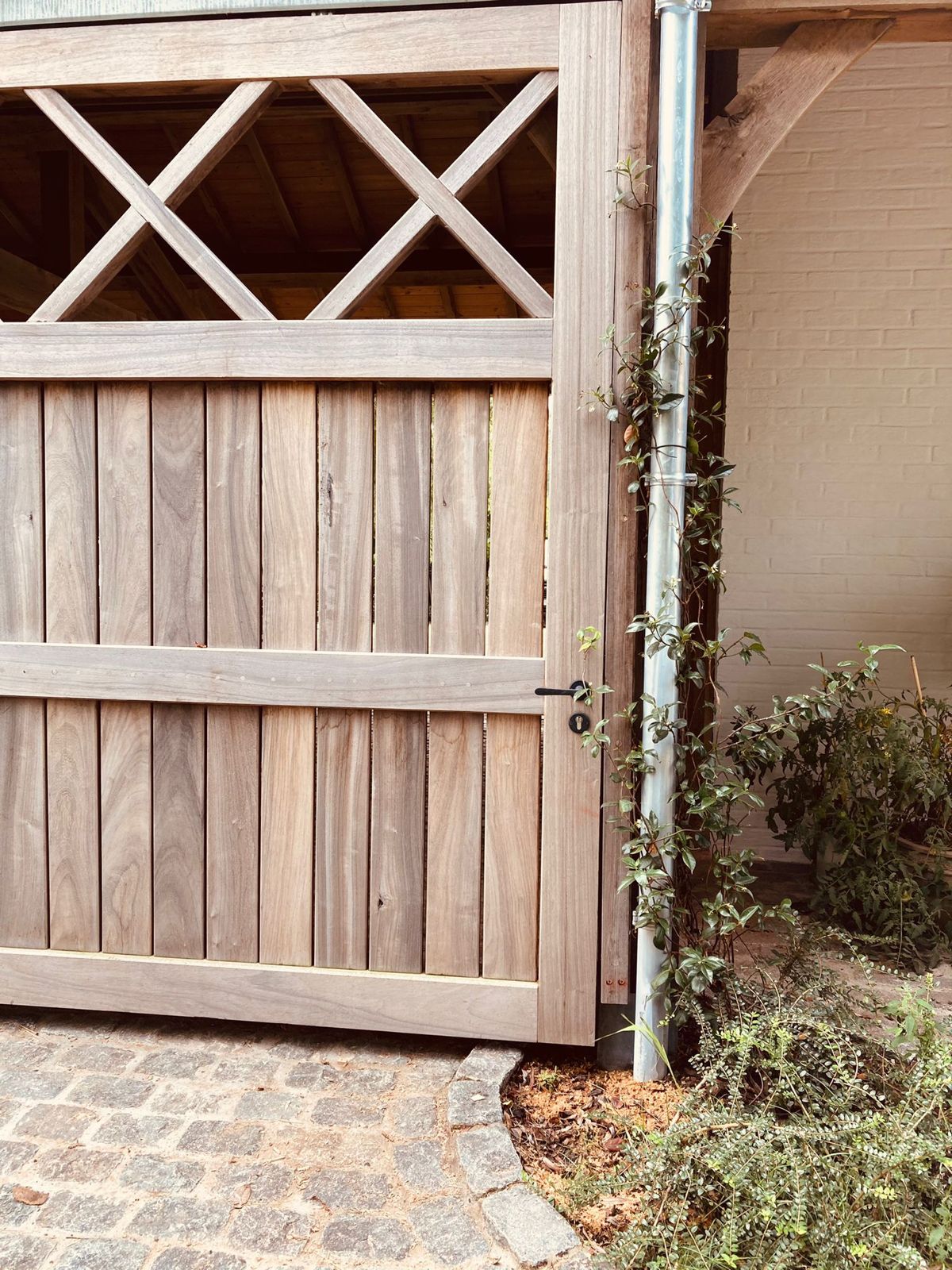 Carport et portails en chêne — Silly — étape 3
