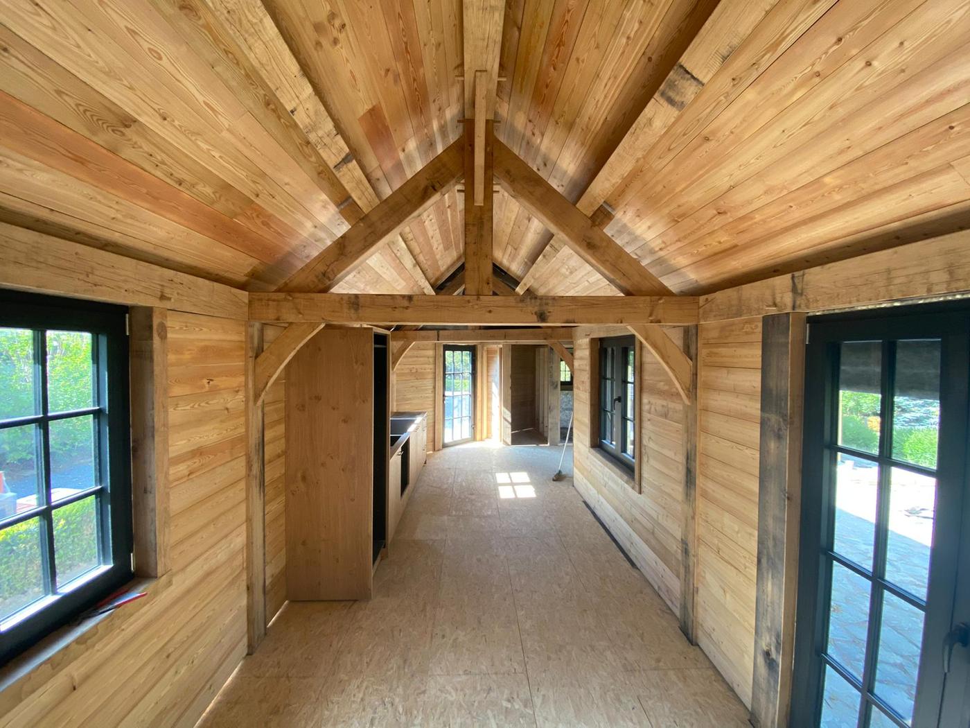 Gîte en chêne en L — Saint-Trond — étape 2