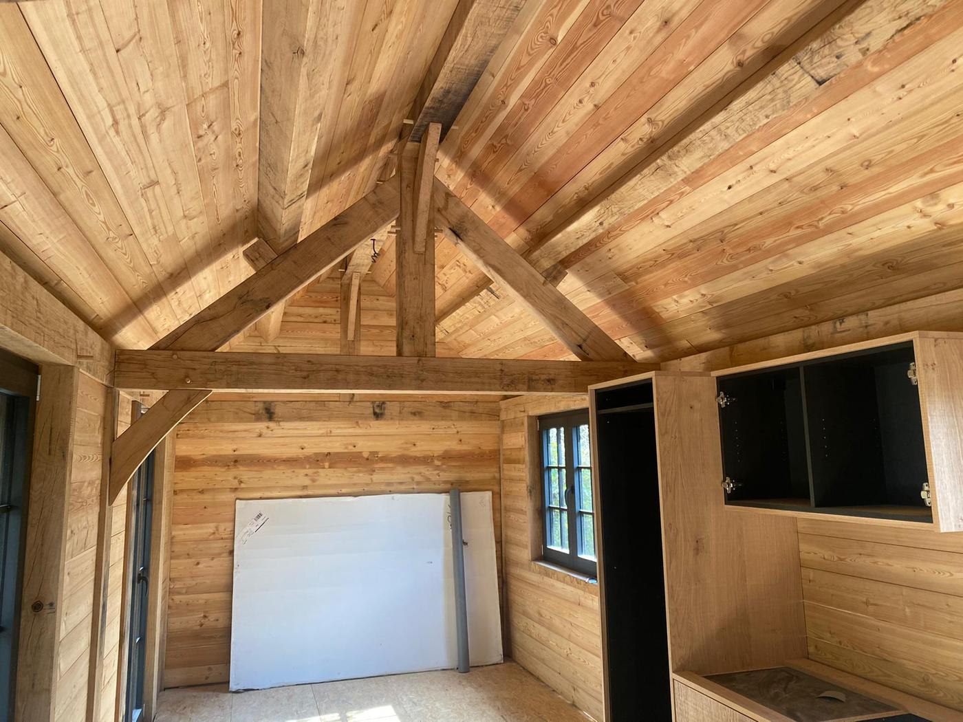 Gîte en chêne en L — Saint-Trond — étape 2