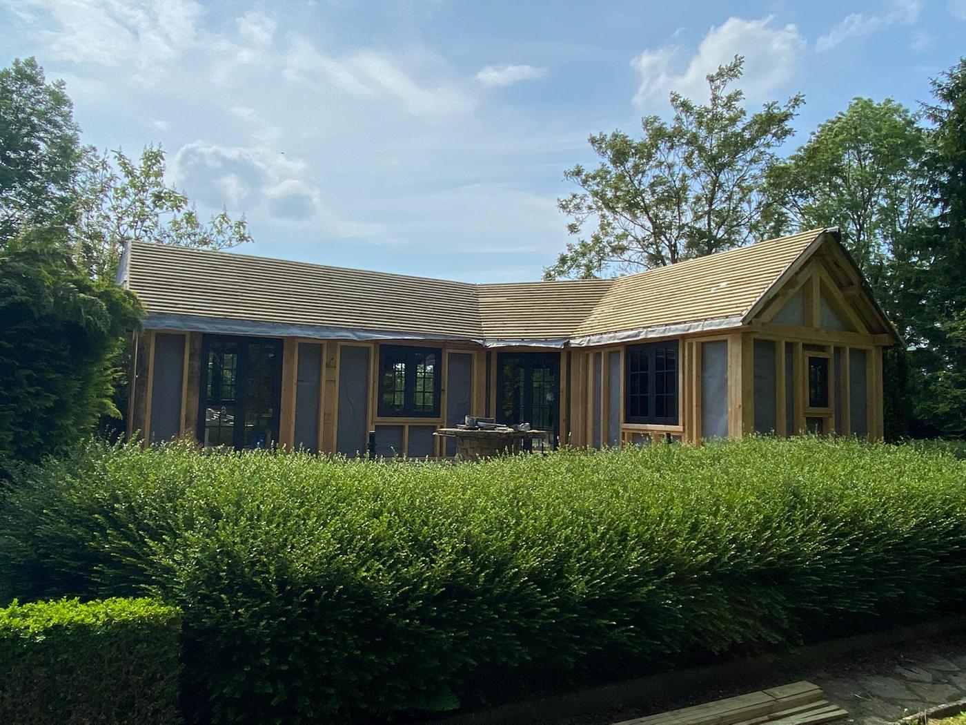 Gîte en chêne en L — Saint-Trond — étape 3