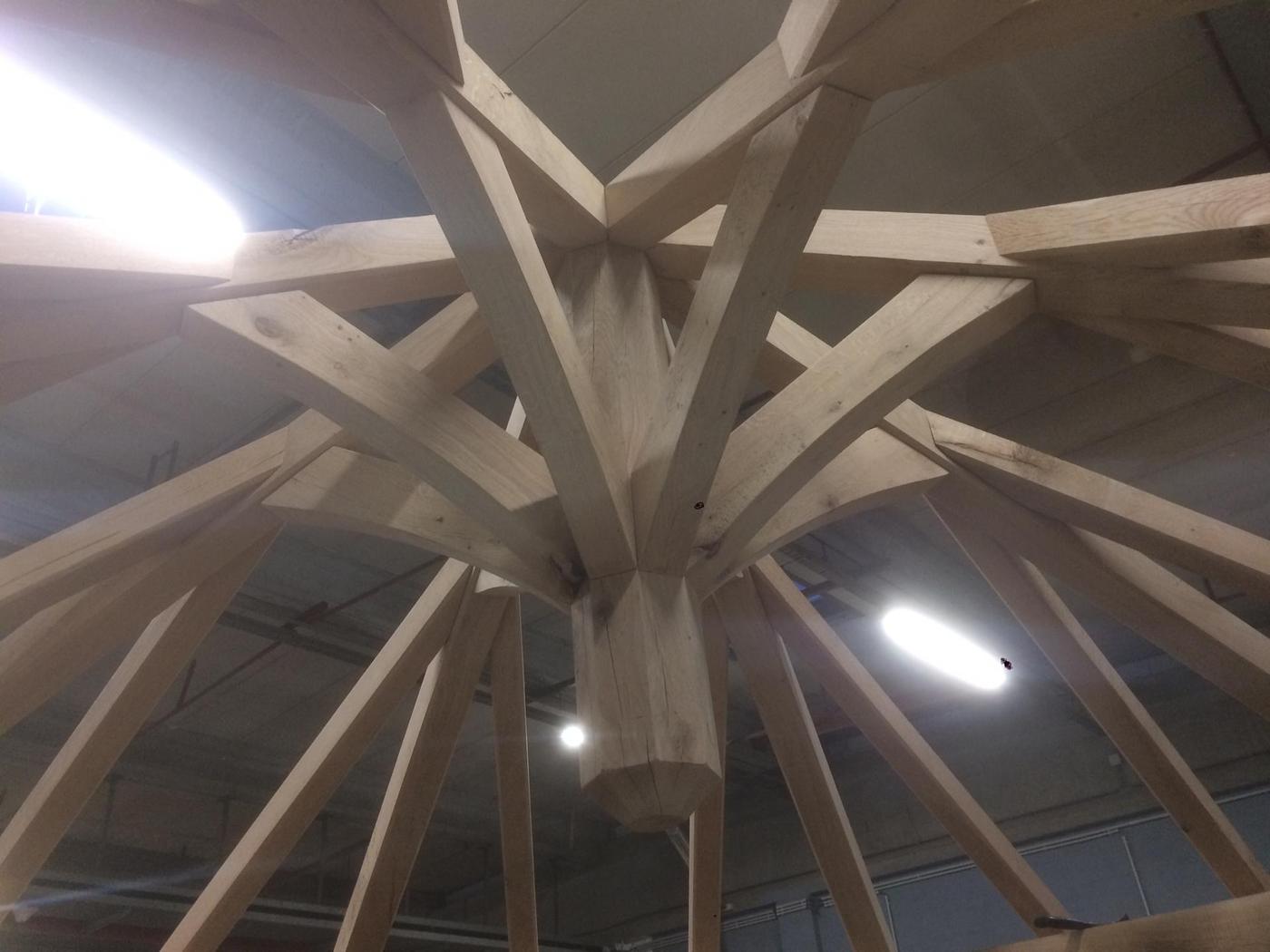 Kiosque octogonal de Schola Nova — Incourt — étape 1