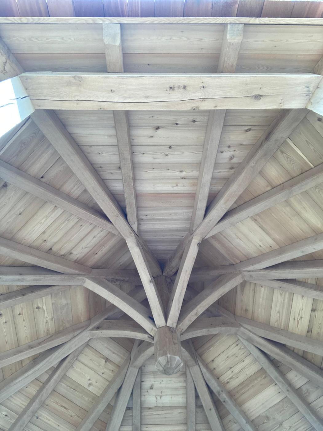 Kiosque octogonal de Schola Nova — Incourt — étape 2