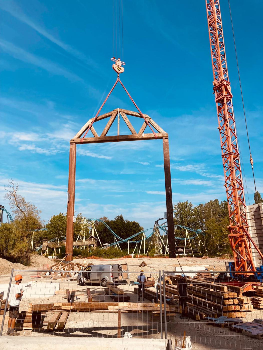 Structures monumentales — Walibi — étape 1