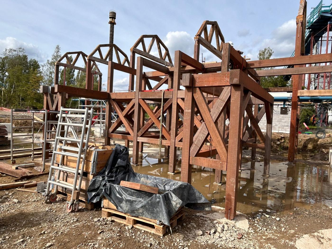 Structures monumentales — Walibi — étape 1