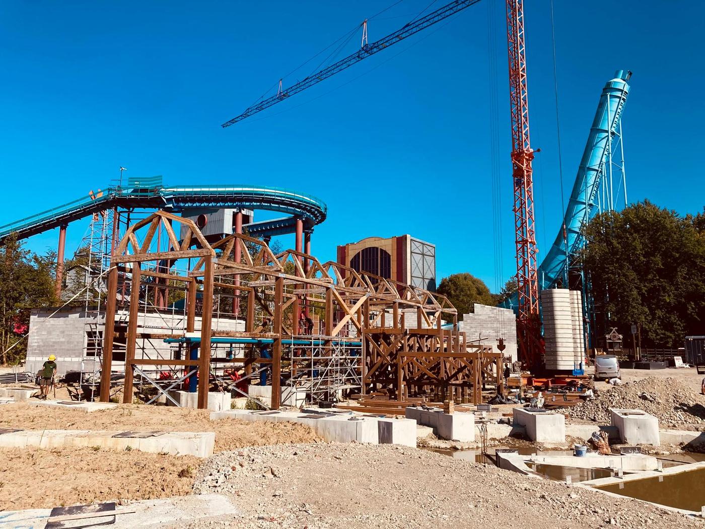 Structures monumentales — Walibi — étape 1