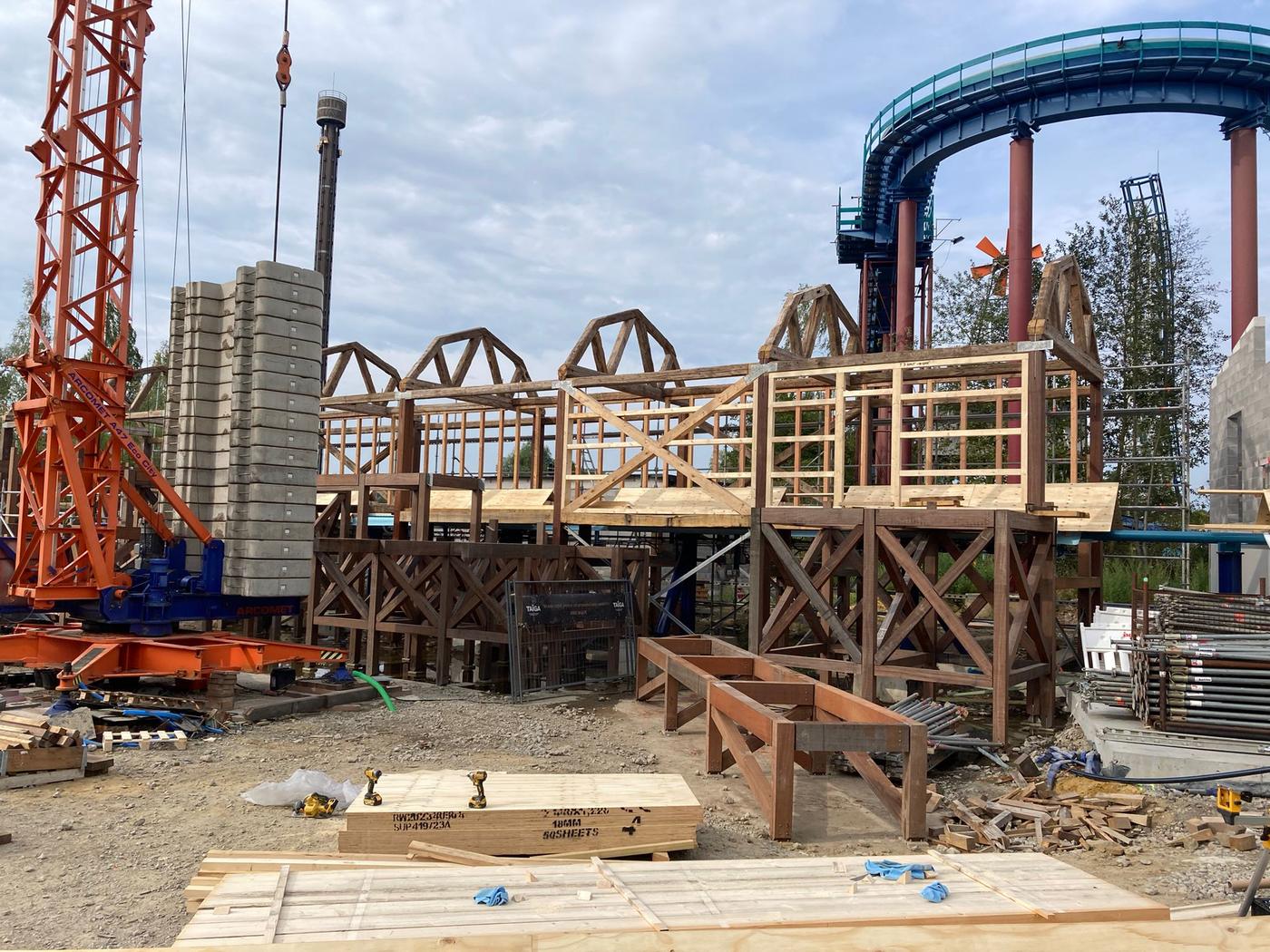 Structures monumentales — Walibi — étape 1