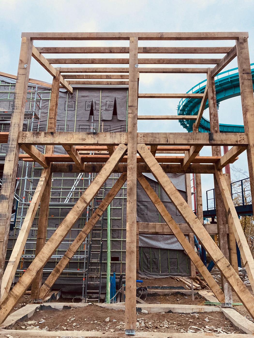 Structures monumentales — Walibi — étape 4
