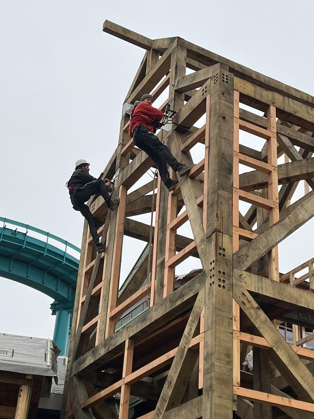 Structures monumentales — Walibi — étape 5